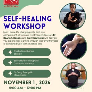 Sunday, November 1, 2026 | Self-Healing Class